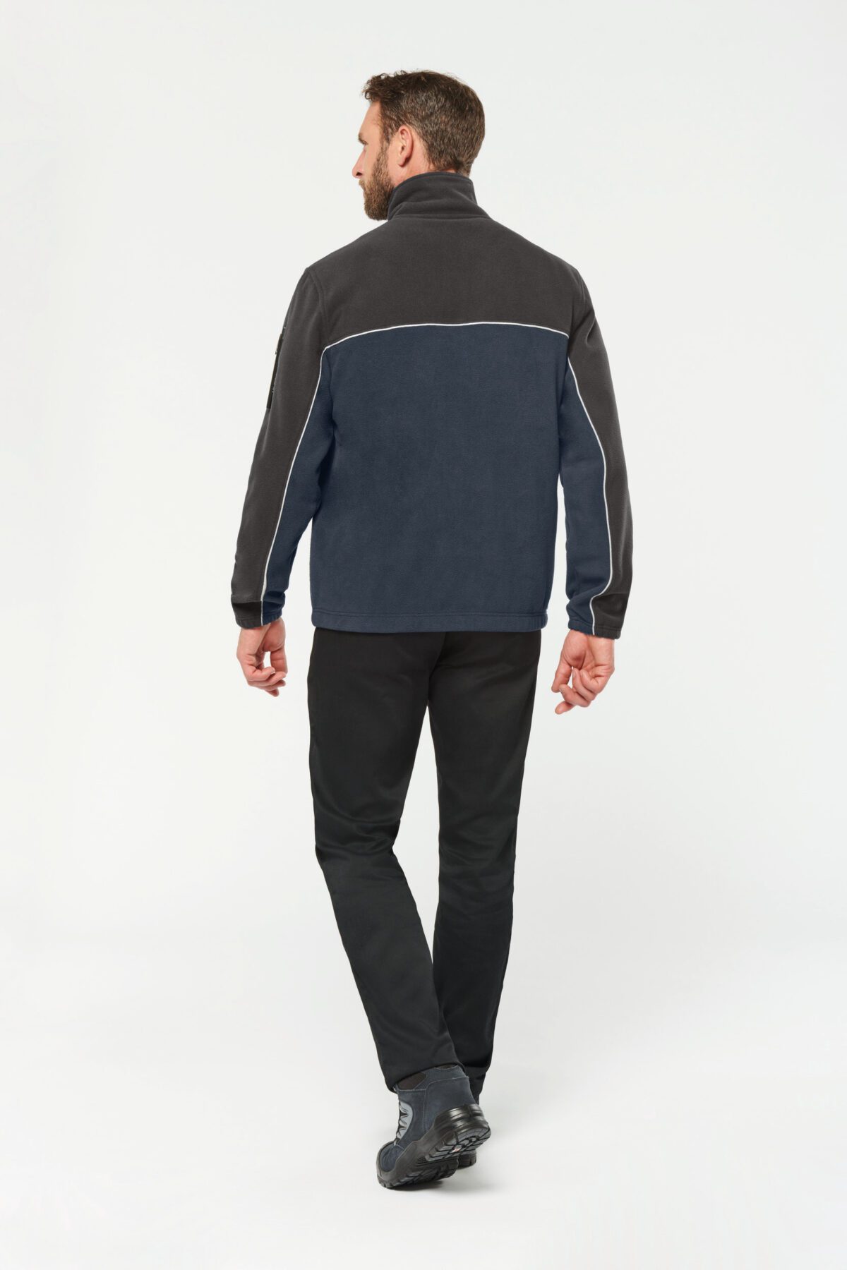 Veste micropolaire bicolore écoresponsable unisexe - WK904 – Image 28