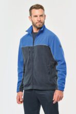 Veste micropolaire bicolore écoresponsable unisexe - WK904 – Image 15