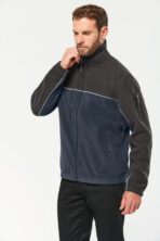 Veste micropolaire bicolore écoresponsable unisexe - WK904 – Image 2