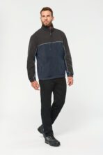 Veste micropolaire bicolore écoresponsable unisexe - WK904 – Image 4