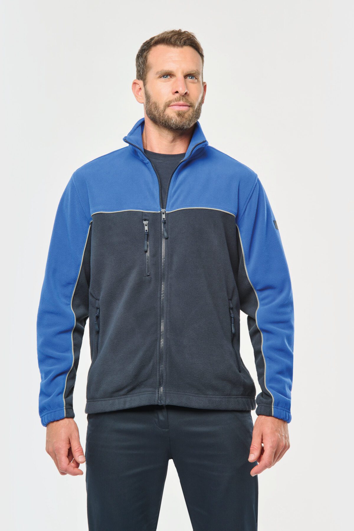 Veste micropolaire bicolore écoresponsable unisexe - WK904 – Image 31