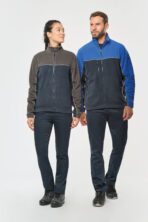 Veste micropolaire bicolore écoresponsable unisexe - WK904 – Image 14