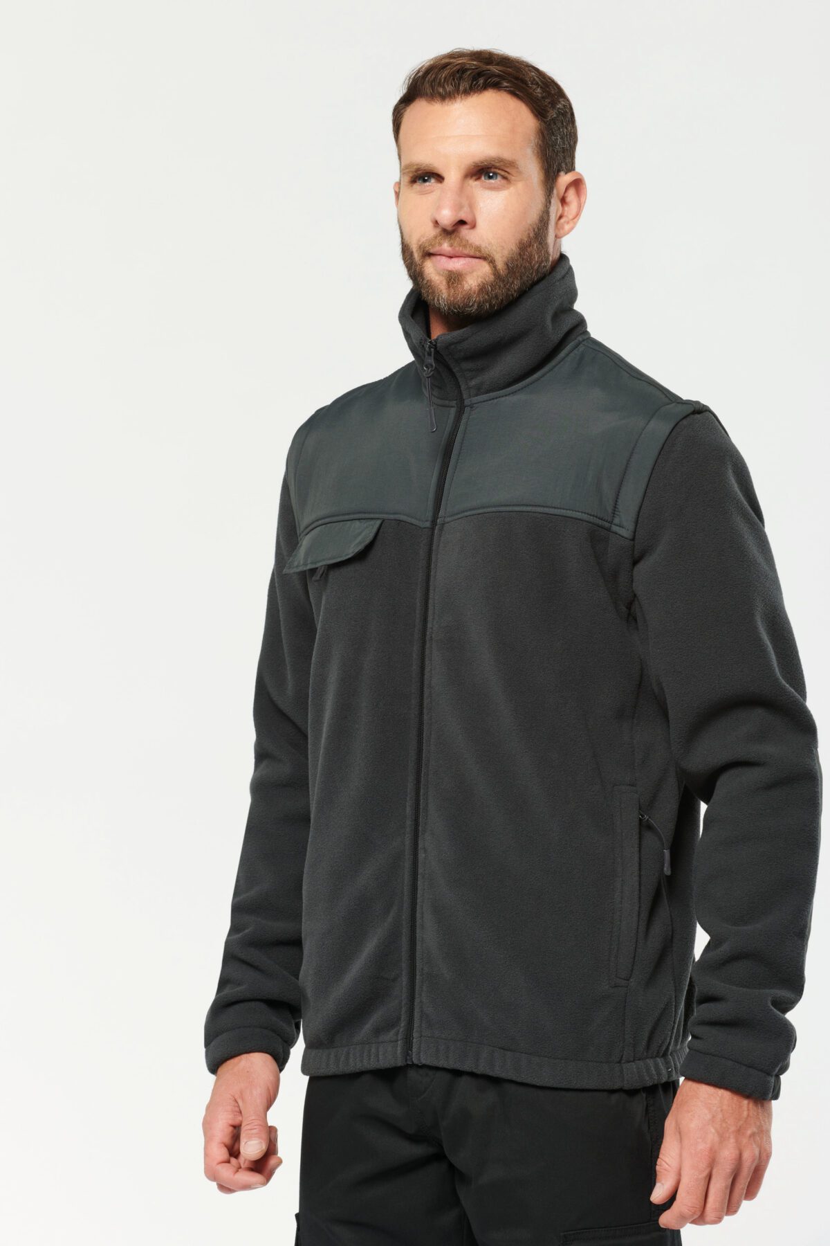 Veste polaire manches amovibles homme - WK9105 – Image 3