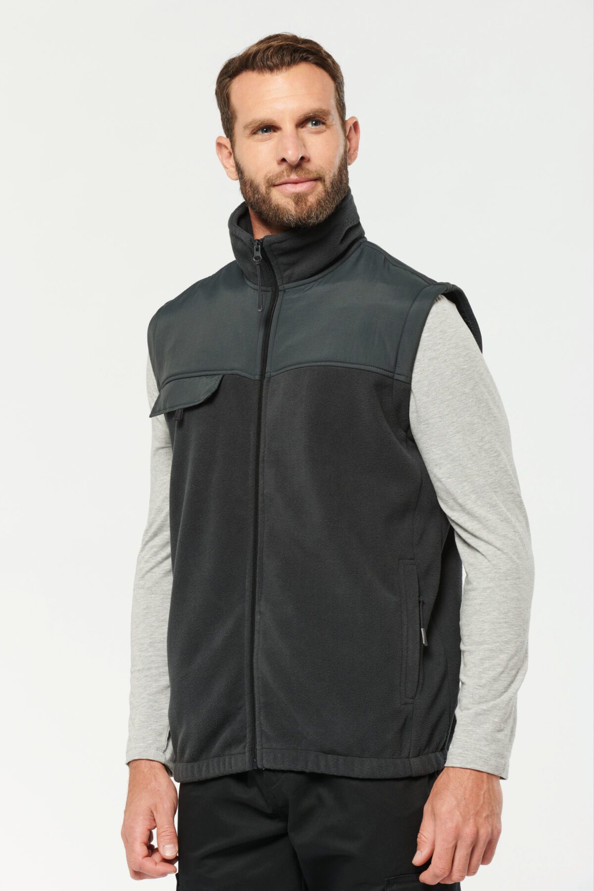 Veste polaire manches amovibles homme - WK9105 – Image 4