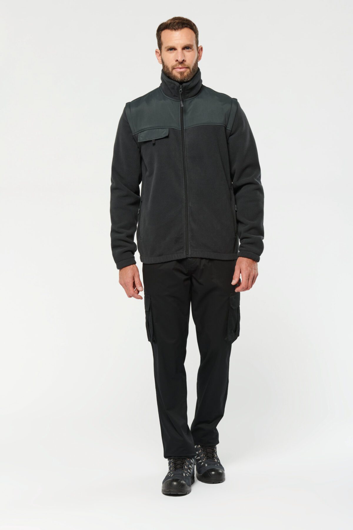 Veste polaire manches amovibles homme - WK9105 – Image 7