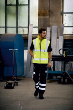 Bodywarmer softshell haute visibilité - YHV006 – Image 2