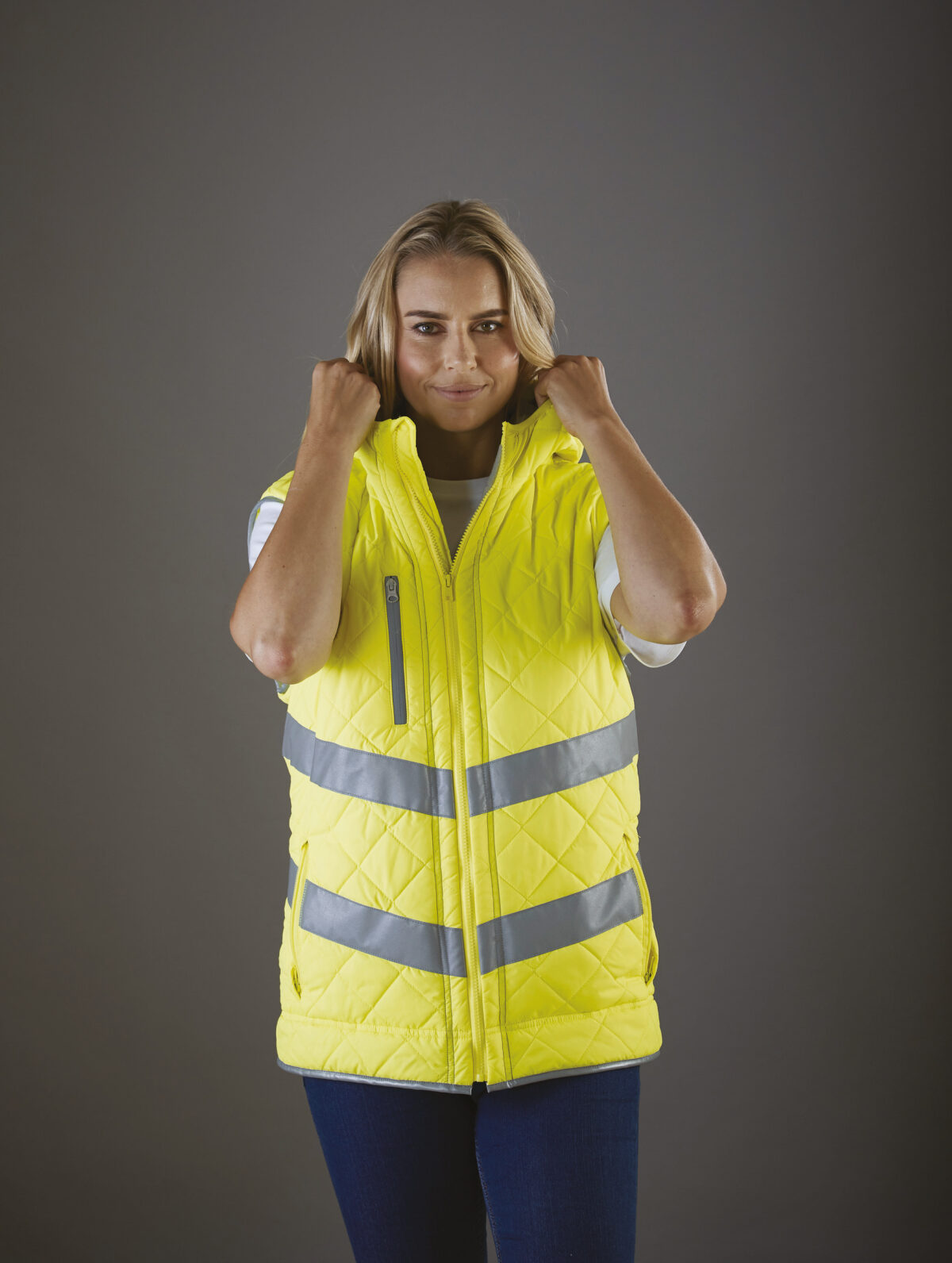 Bodywarmer haute visibilité "Kensington" - YHV007 – Image 5
