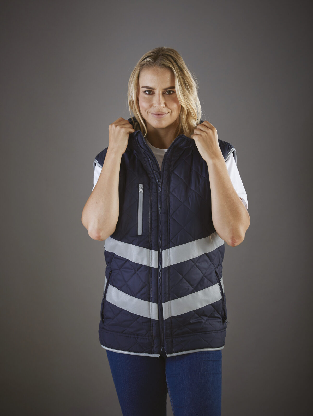 Bodywarmer haute visibilité "Kensington" - YHV007 – Image 3
