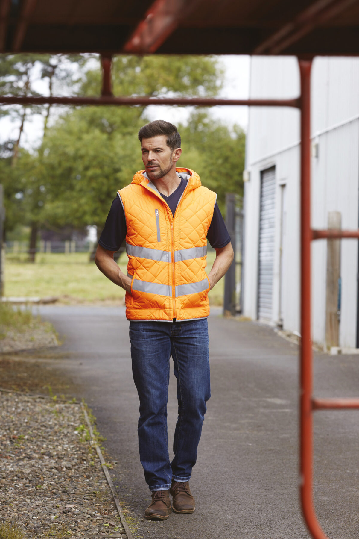 Bodywarmer haute visibilité "Kensington" - YHV007 – Image 6