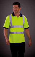 Polo manches courtes haute visibilité - YHVJ210