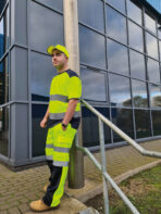 T-shirt personnalisé bicolore Hi-vis - YHVJ400 – Image 2