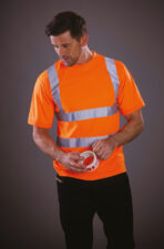 T-shirt personnalisé haute visibilité manches courtes