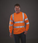 T-shirt personnalisé haute visibilité manches longues - YHVJ420 – Image 3