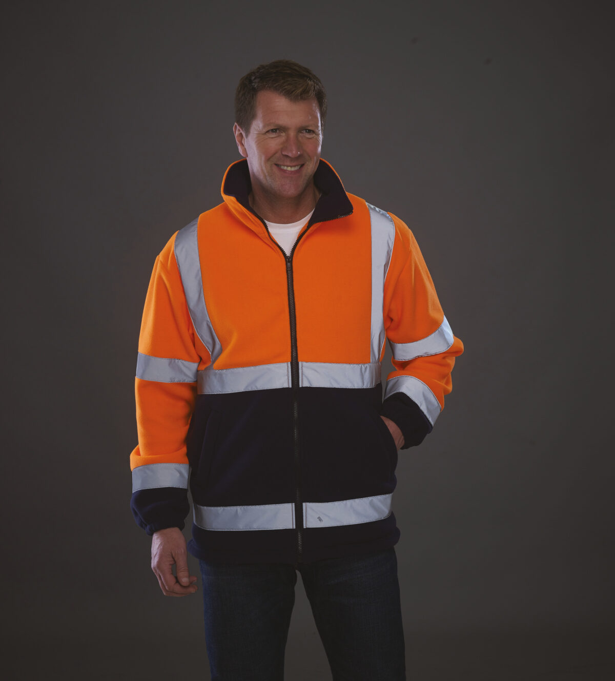 Veste polaire haute visibilité - YHVK08 – Image 1