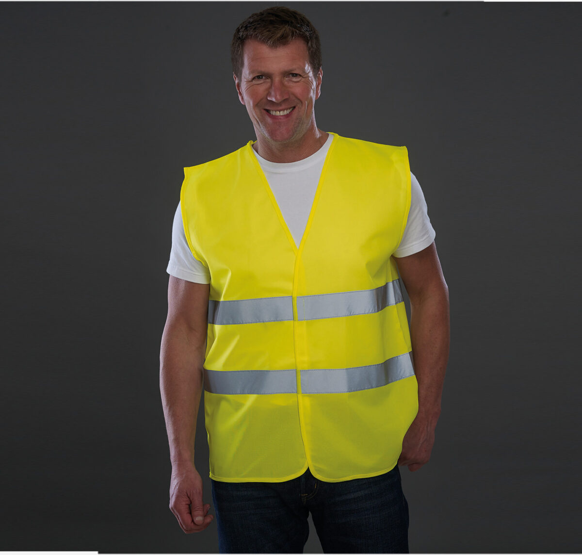 Gilet à 2 bandes haute visibilité - YHVW102 – Image 1