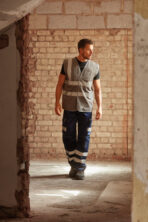 Gilet haute visibilité à maille ajourée recyclée - YHVW120 – Image 7