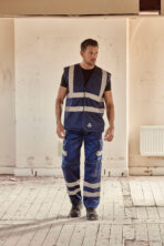 Gilet haute visibilité à maille ajourée recyclée - YHVW120 – Image 9