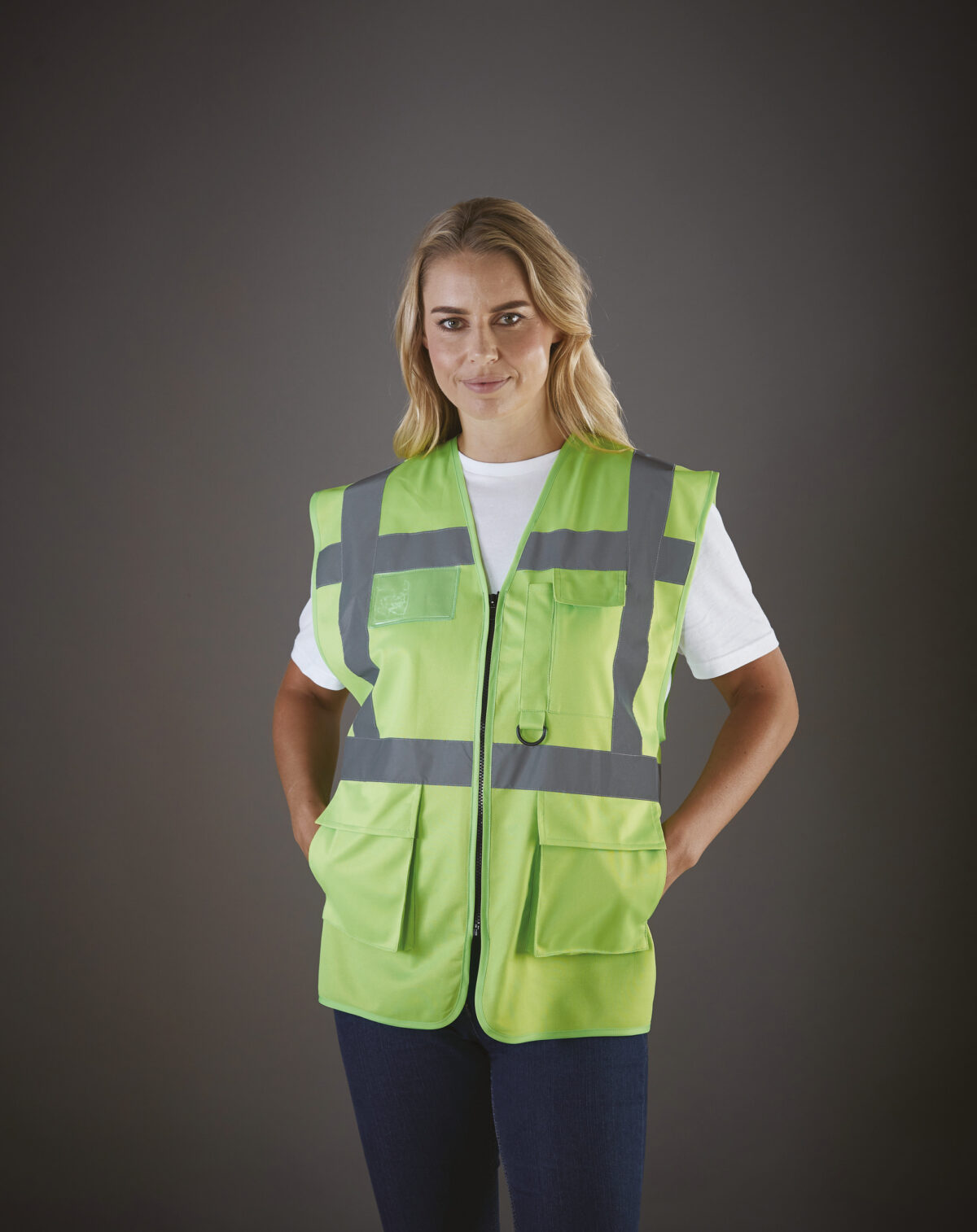 Gilet multifonction haute visibilité - YHVW801 – Image 2