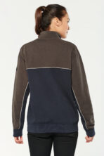 Sweat-shirt personnalisé écoresponsable col zippé unisexe - WK404 – Image 6