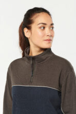 Sweat-shirt personnalisé écoresponsable col zippé unisexe - WK404 – Image 30