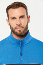 Sweat-shirt personnalisé écoresponsable col zippé unisexe - WK404 – Image 9