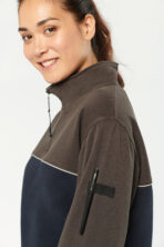 Sweat-shirt personnalisé écoresponsable col zippé unisexe - WK404 – Image 13
