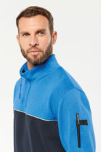 Sweat-shirt personnalisé écoresponsable col zippé unisexe - WK404 – Image 10